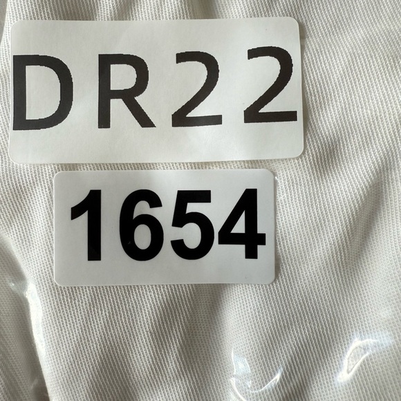 L'Academie White Long Sleeve Ruffle the alexis mini Dress Buttoned cuffs 
size L - Picture 4 of 8